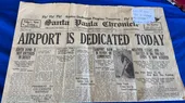 Santa Paula Airport newspaper article