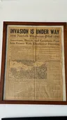 D-Day invasion Newspaper
